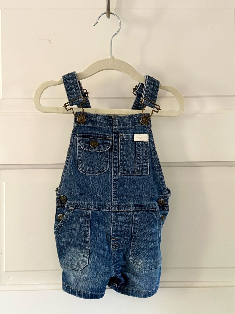 7 for All Mankind Jean Shortalls - 12M